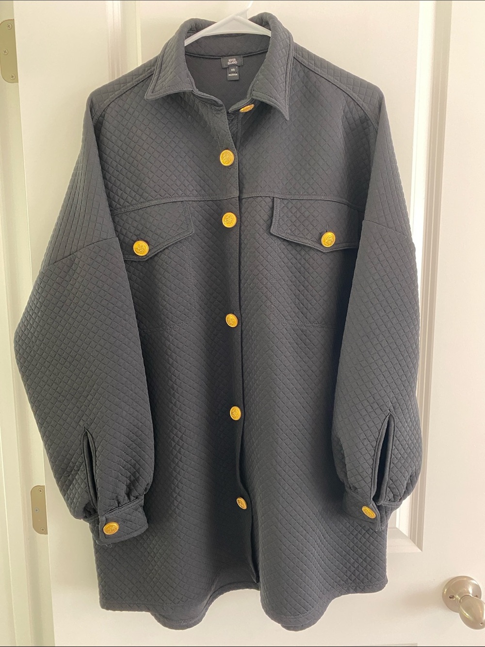 River Island Quilted Shacket Size XS